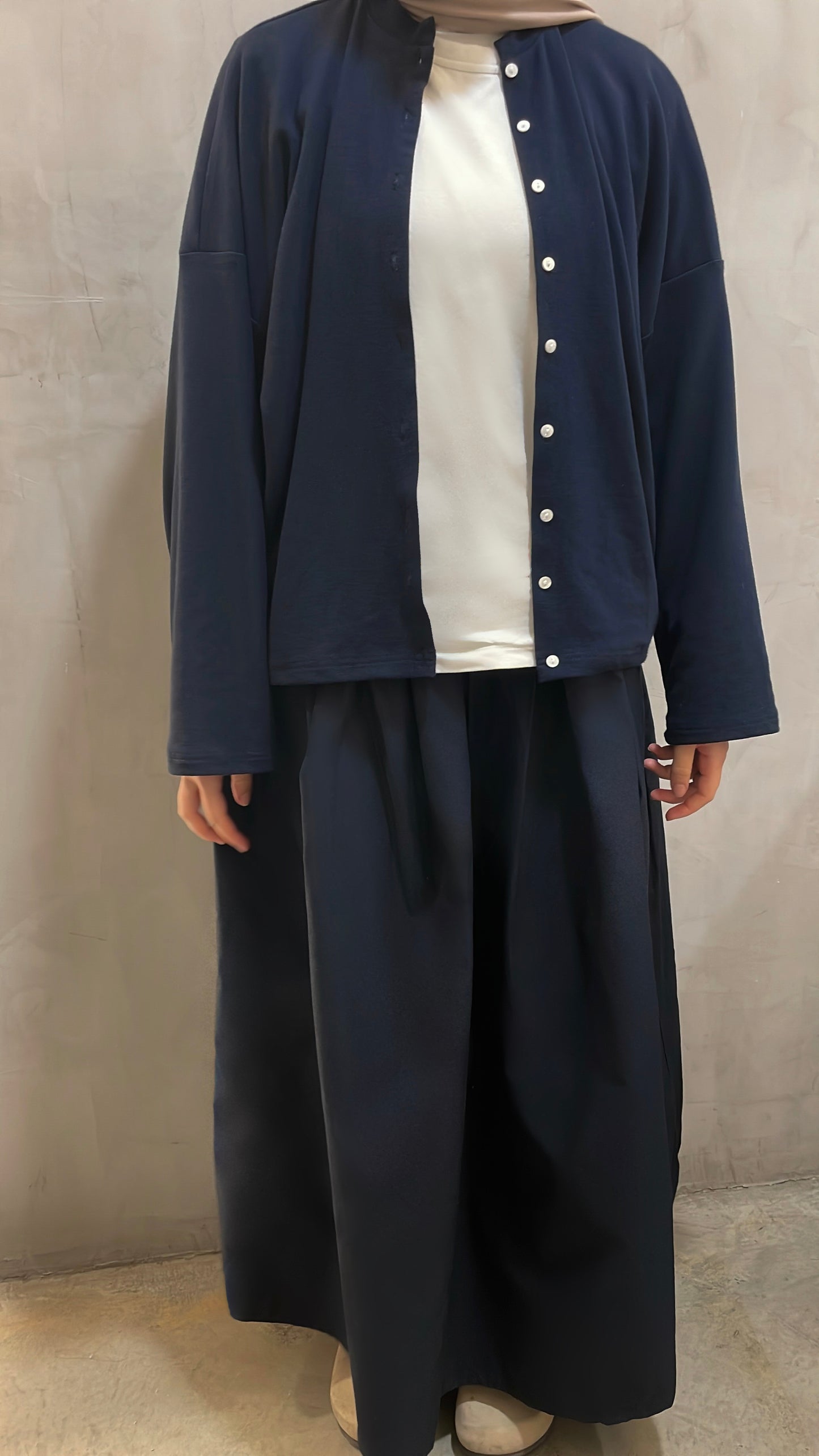 Cardigan col rond