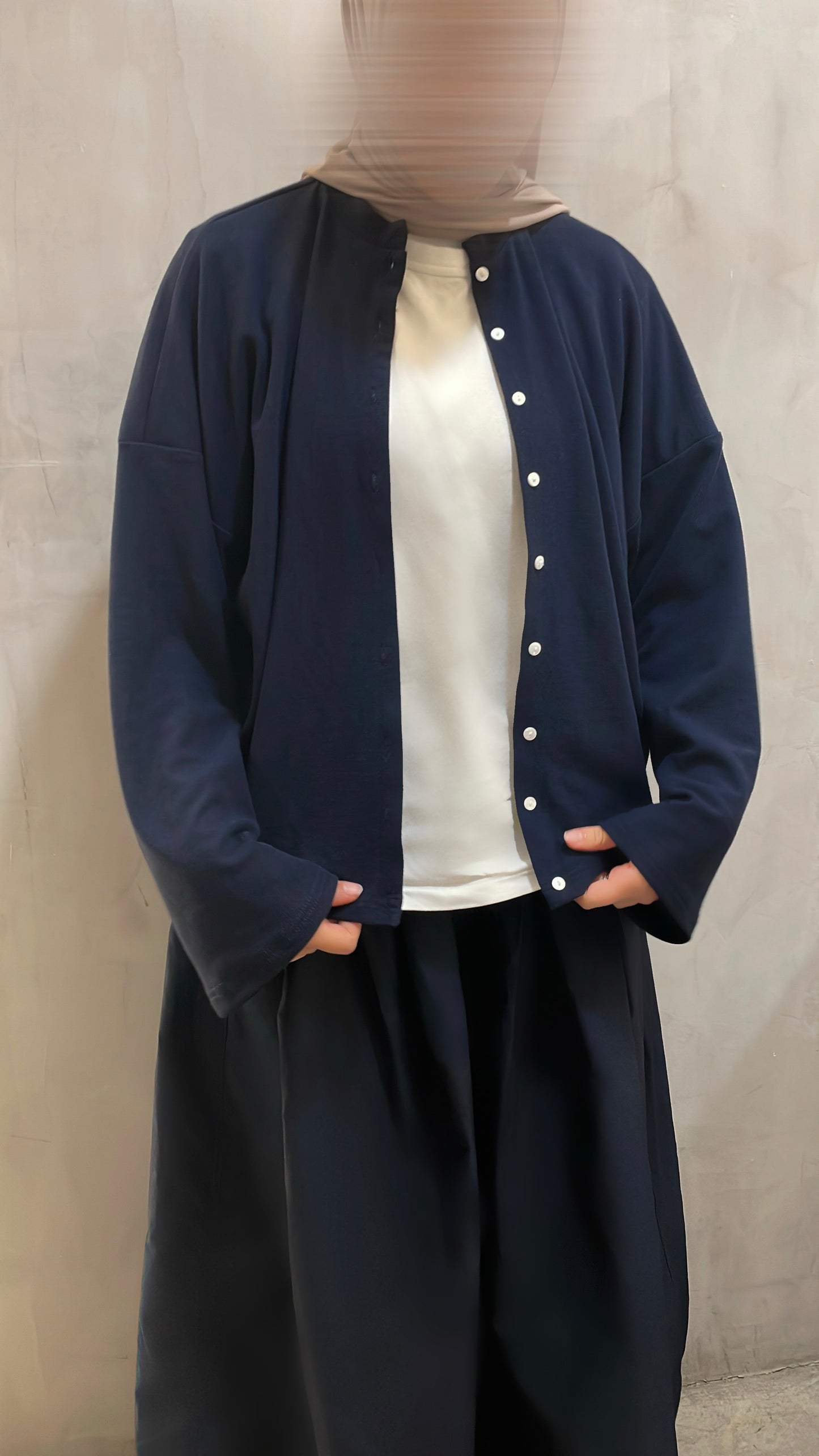 Cardigan col rond