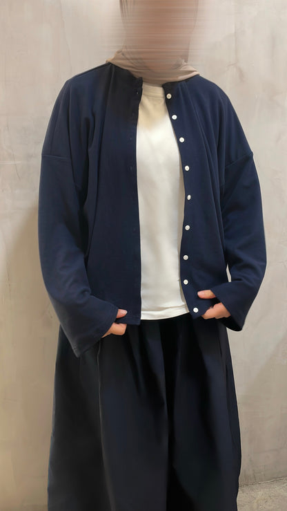 Cardigan col rond